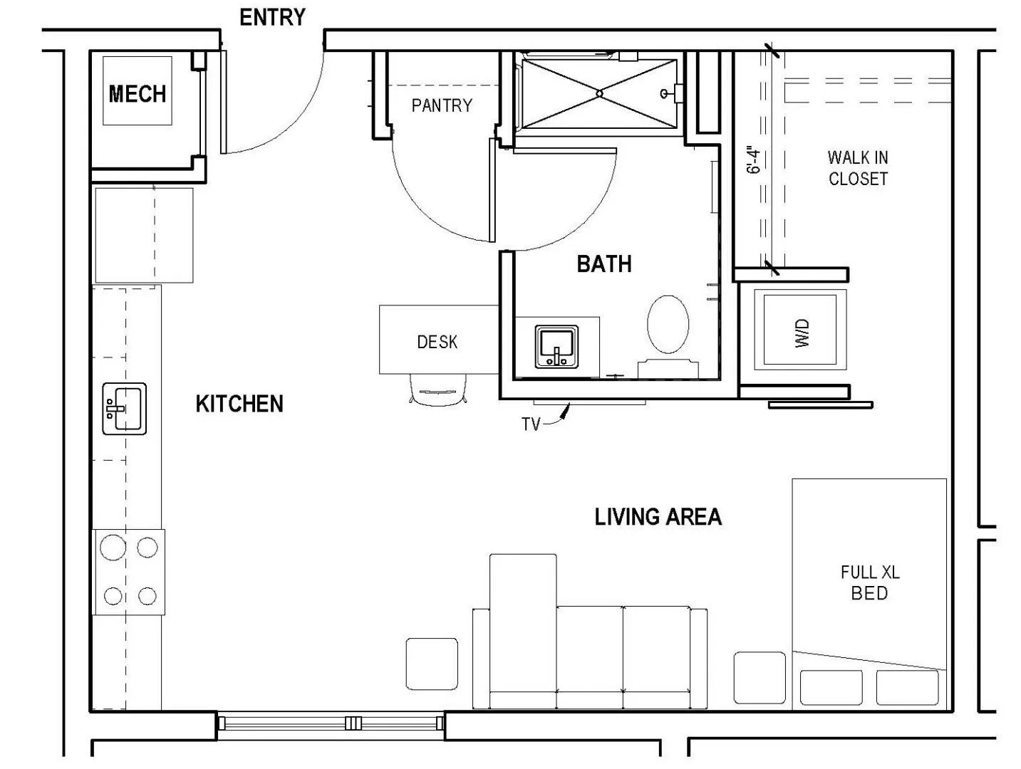 Junior 1-bed