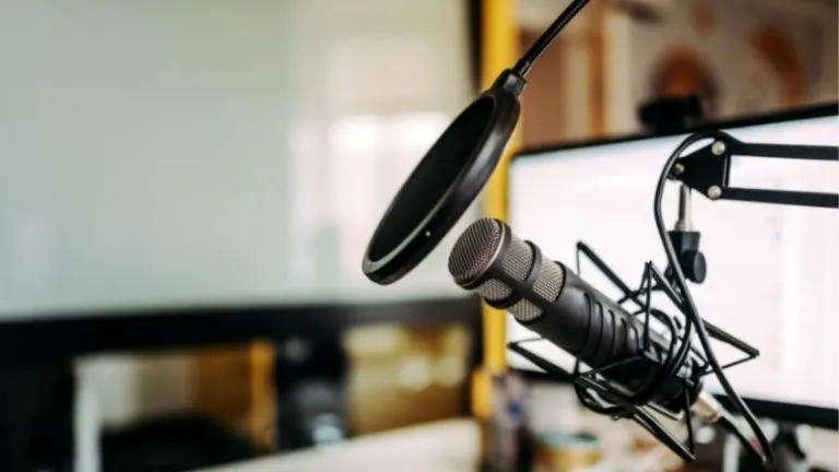 podcast setup