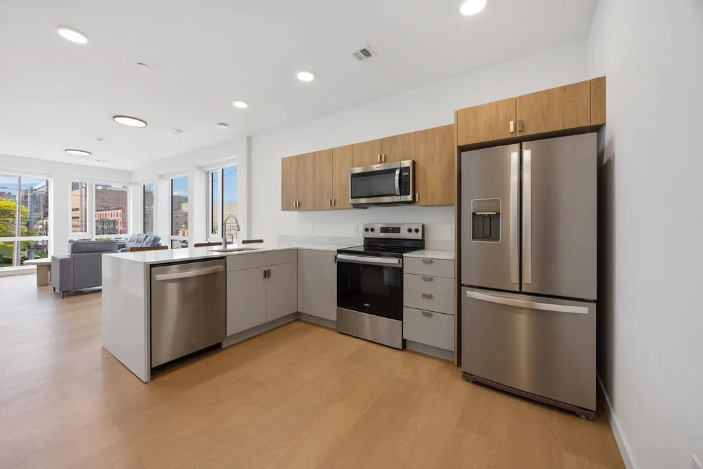 Syracuse apartment kitchen area