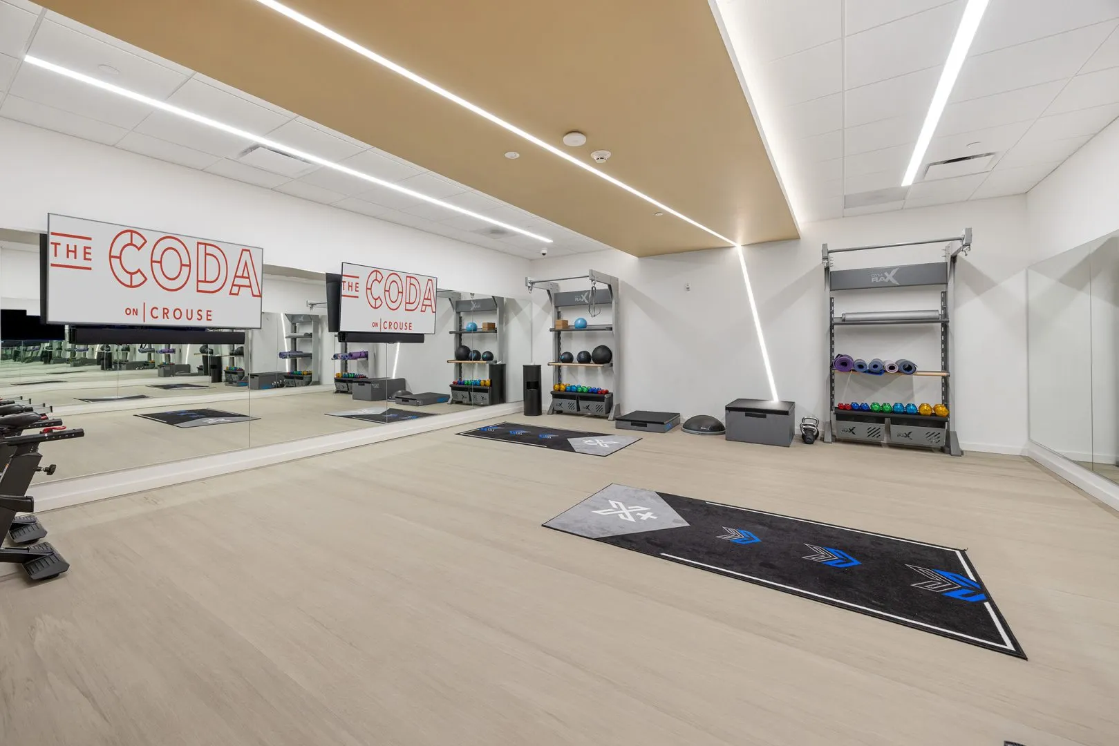 yoga studio at the best apartments in syracuse ny