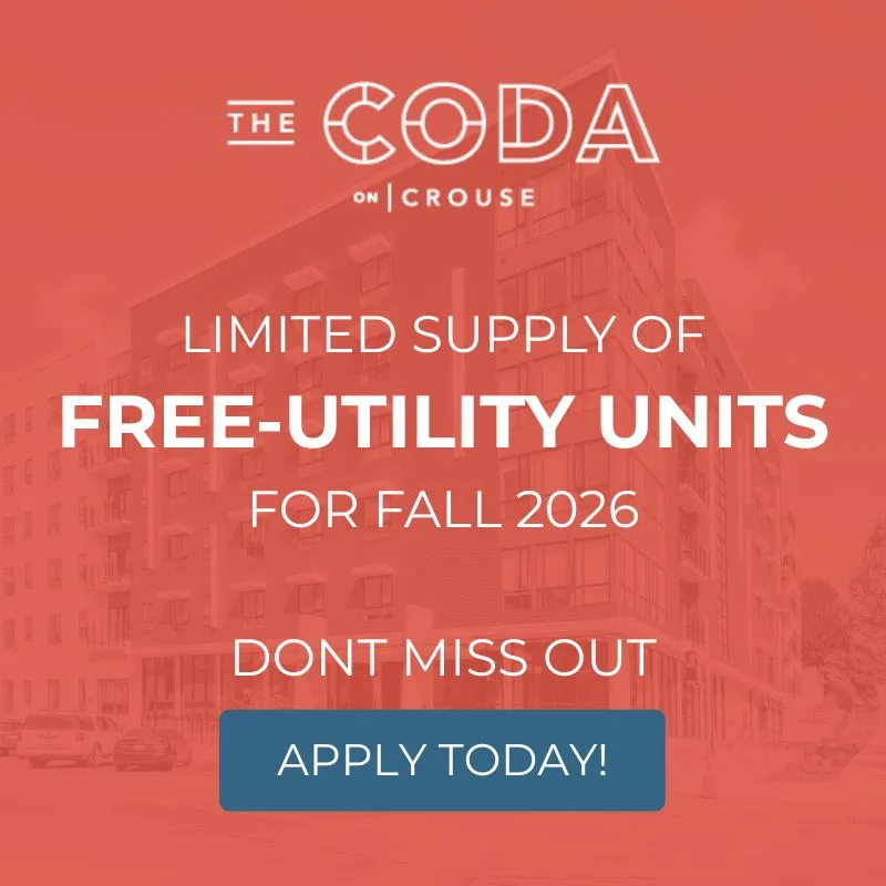 free-utility units for fall 2026, apply now message